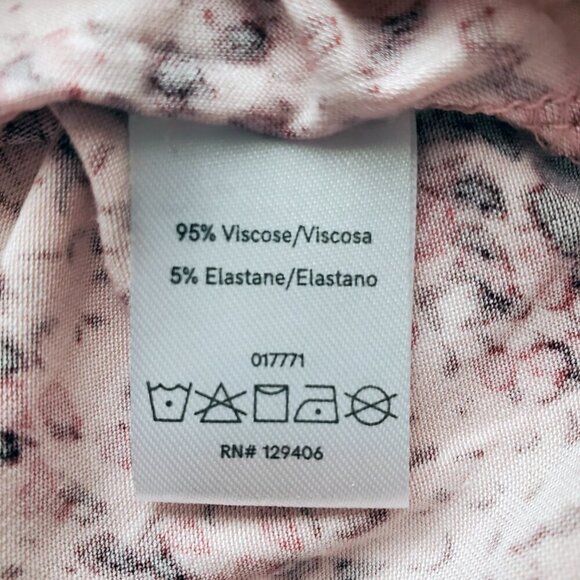 New VENUS Lascana Pink Python Print Cold Shoulder Top S - Picture 6 of 12